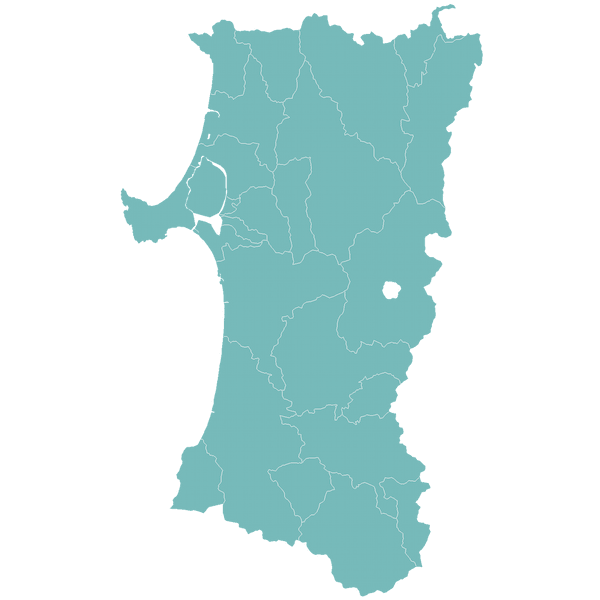 秋田県地図