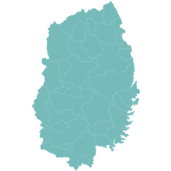 岩手県地図