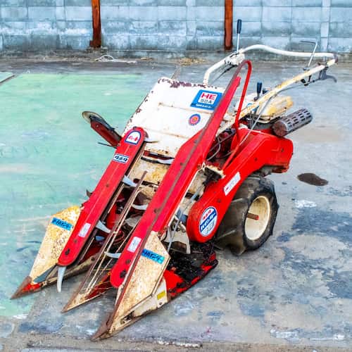 群馬県から買取した、クボタのバインダーHE50A