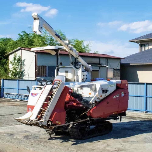 山口県から買取した、ヤンマーのコンバインGC222