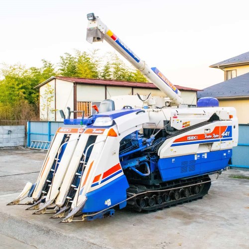 栃木県から買取した、イセキのコンバインHF441G