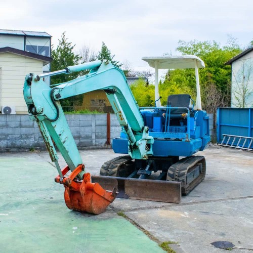 埼玉県から買取した、クボタの油圧ショベルKX-027