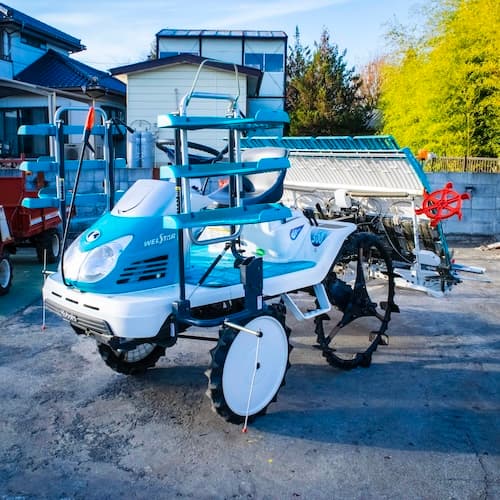 福島県から買取した、クボタの田植え機SPU500