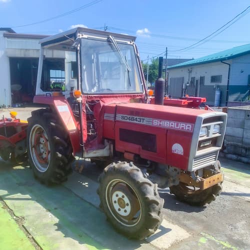 福島県から買取した、シバウラのトラクターSD4643T