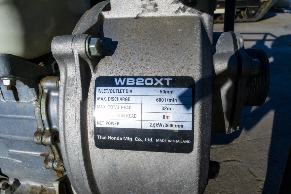 ホンダ・WB20XT・ポンプの8枚目画像