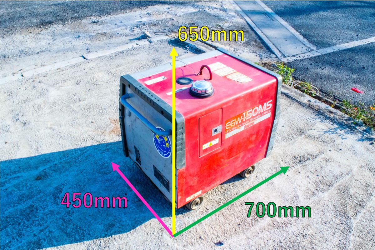 新ダイワ・発電機・EGW150MSの2枚目画像